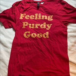 Red 49ers T-Shirt “Feeling Purdy Good (Men’s L)